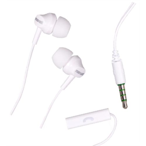 MAXELL Fülhallgató EB-875, 3.5mm Jack, mikrofon,  headset, fehér