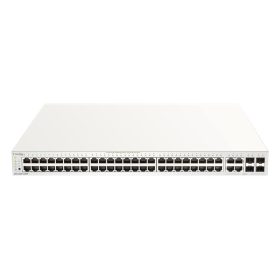   D-LINK Switch 48x1000Mbps(48xPOE) + 4xGigabit kombó Fémházas, Menedzselhető (370W POE) + 1 év Nuclias, DBS-2000-52MP/E