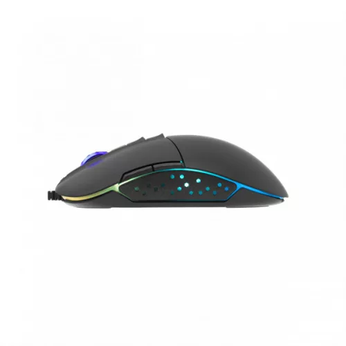 WHITE SHARK ARTHUR (GM-9005) gamer egér, 9D, fekete, 10000 dpi, RGB