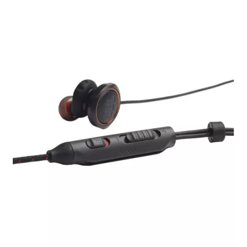 JBL Quantum 50 (Vezetékes, fülbe helyezhető gaming fülhallgató hangerő csúszkával és mikrofon némítással)