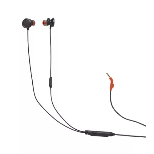 JBL Quantum 50 (Vezetékes, fülbe helyezhető gaming fülhallgató hangerő csúszkával és mikrofon némítással)