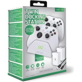   VENOM XBOX Series S/X & One Kiegészítő Dupla Töltő állomás + 2db akkumulátor Fehér, VS2871