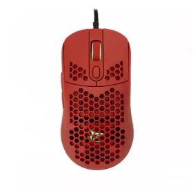 WHITE SHARK GM-5007R GALAHAD gamer egér, piros, 6400 dpi