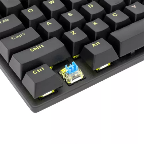 WHITE SHARK COMMANDOS mechanikus (blue switch) gamer billentyűzet (angol), fekete