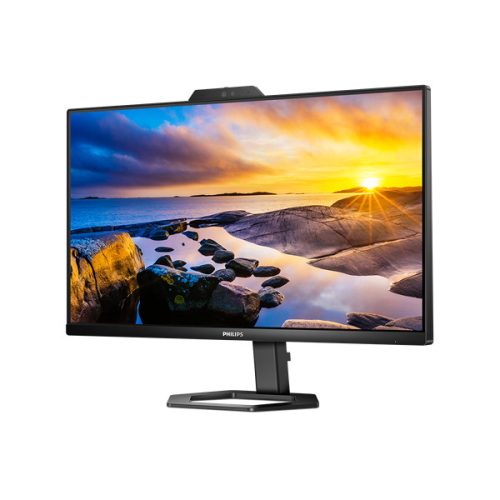 PHILIPS IPS monitor 23.8" 24E1N5300HE, 1920x1080, 16:9, 300cd/m2, 1ms, 4xUSB/HDMI/DisplayPort/USB-C, hangszóró&webkamera