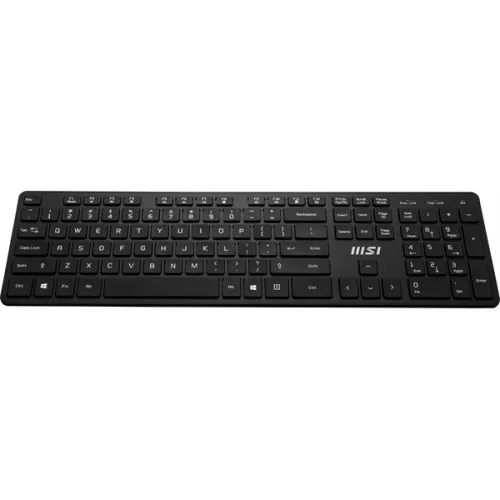 MSI ACCY Bill, RF1430  Vezetéknélküli billenytűzet + MA04W  Vezetéknélküli egér, Fekete