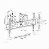 SBOX PLB-1348 sarok fali konzol, dönthető, 37"-63", 800x400, max 60 kg