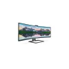 PHILIPS Ívelt monitor 48.8" 499P9H, 5120x1440, 32:9, 450cd/m2, 5ms, USB-C(+dokkoló)/3xUS/LAN/DP/2xHDMI, hangszóró/webkam