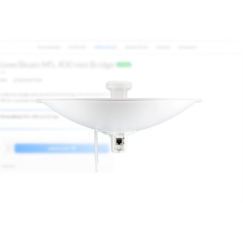 UBiQUiTi Wireless Antenna PowerBeam M5, 5GHz, 1x1000Mbps, kültéri - PBE-M5-400