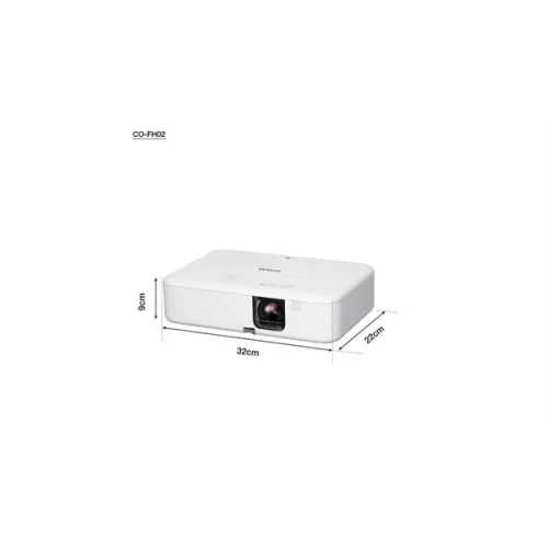 EPSON Projektor - CO-FH02 (3LCD, 1920x1080 (Full HD), 16:9, 3000 AL, 16 000:1, HDMI/USB/WiFi/Android TV)