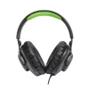 JBL Quantum 100X Console (Vezetékes, gaming fejhallgató levehető mikrofonnal), Fekete/Zöld