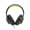 JBL Quantum 100X Console (Vezetékes, gaming fejhallgató levehető mikrofonnal), Fekete/Zöld