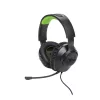 JBL Quantum 100X Console (Vezetékes, gaming fejhallgató levehető mikrofonnal), Fekete/Zöld