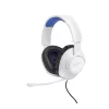 JBL Quantum 100P Console (Vezetékes, gaming fejhallgató levehető mikrofonnal), Fehér/Kék