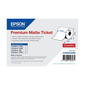 EPSON Premium Matte Ticket Roll, 102mm x 50m