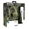 KONIX - MYTHICS PS4 Fejhallgató PS-400 Vezetékes Gaming Stereo Mikrofon, Terepmintás