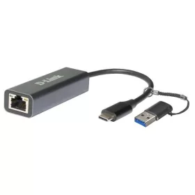  D-LINK Átalakító USB-C + USB 3.0 to Ethernet Adapter 2.5Gbps , DUB-2315