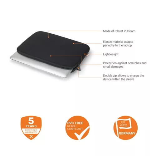 DICOTA BASE XX D31969, Notebook tok 13-13.3” CAMEL BROWN