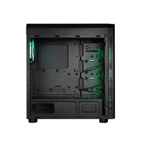 CHIEFTEC Ház Gaming Scorpion 4, ATX, 4x120mm RGB ventilátor, RGB vezérlő, Tápegység nélkül, Edzett Üveg, Fekete
