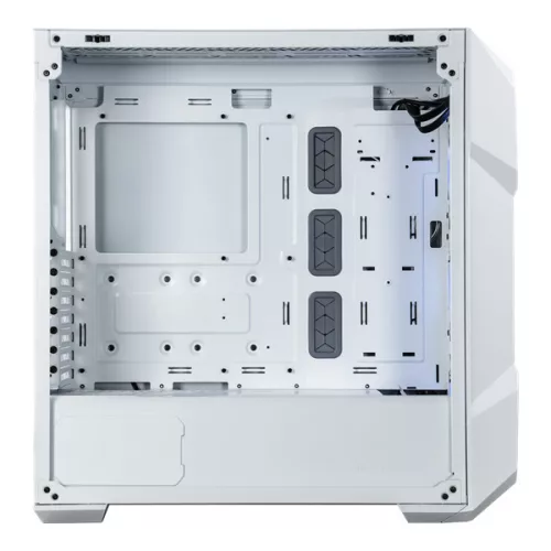 COOLER MASTER Ház ATX MasterBox TD500 MESH V2, Tápegység nélkül, Edzett Üveg, fehér