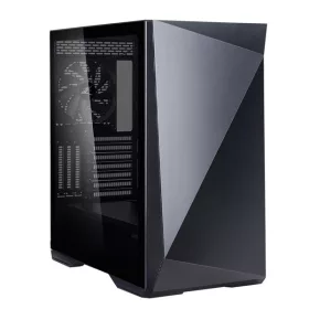   ZALMAN Ház Midi ATX Z9 ICEBERG BK Tápegység nélkül, Fekete Üvegfalú
