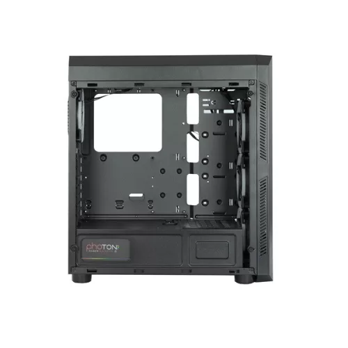 CHIEFTEC Ház Gaming Scorpion 2, ATX, 4x120mm RGB ventilátor, RGB vezérlő, Tápegység nélkül, Edzett Üveg, Fekete