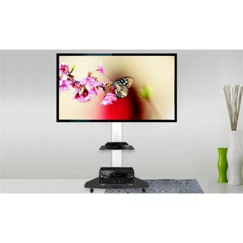 TECHLY ICA-TR3WH gurulós padlóállvány 37-70" LCD kijelzőhöz