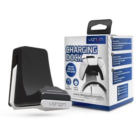   VENOM PS5 Kiegészítő Headset tartó állvány + Töltő állomás Fehér, VS5018