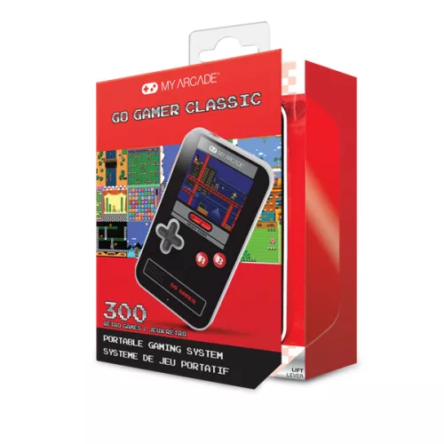 MY ARCADE Játékkonzol Go Gamer Classic 300in1 Fekete & Piros Hordozható, DGUN-3909