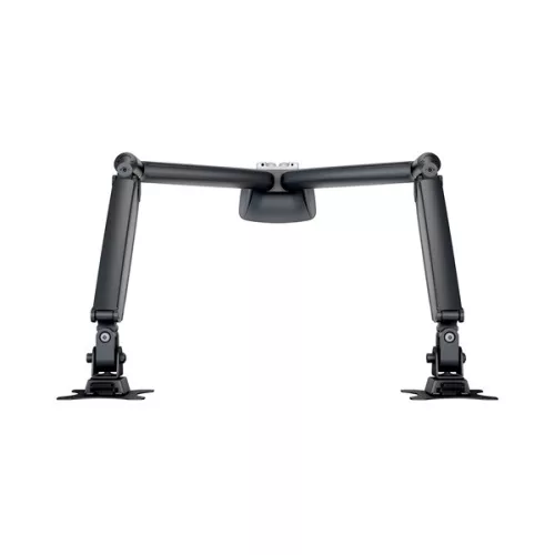 MULTIBRACKETS 2 karos asztali konzol, M Deskmount Gas Spring Dual Black (15-30", max.VESA: 100x100 mm, 9 kg)