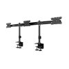 MULTIBRACKETS Asztali konzol (3 képernyős rögzítőkar), M VESA Desktopmount Triple Desk Clamp 24-32" (max.VESA:200x100mm)