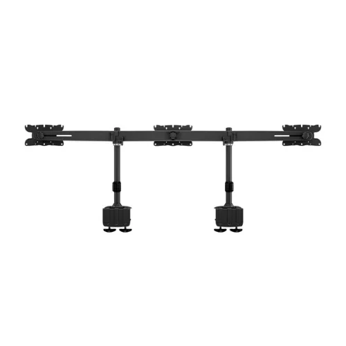 MULTIBRACKETS Asztali konzol (3 képernyős rögzítőkar), M VESA Desktopmount Triple Desk Clamp 24-32" (max.VESA:200x100mm)