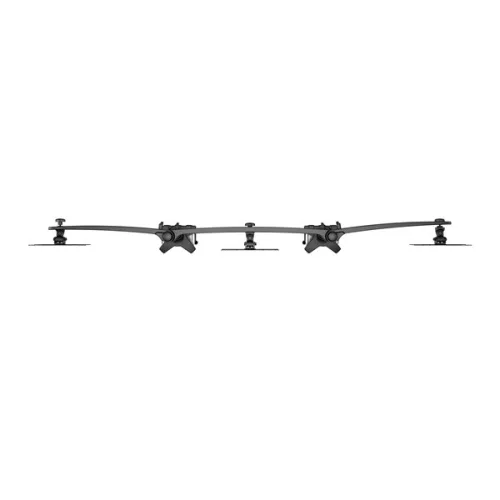 MULTIBRACKETS Asztali konzol (3 képernyős rögzítőkar), M VESA Desktopmount Triple Desk Clamp 24-32" (max.VESA:200x100mm)