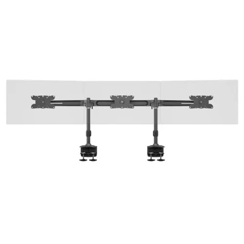 MULTIBRACKETS Asztali konzol (3 képernyős rögzítőkar), M VESA Desktopmount Triple Desk Clamp 24-32" (max.VESA:200x100mm)