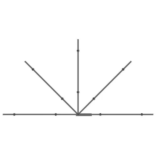 MULTIBRACKETS Fali konzol, M Universal Swing Arm 180 Degrees x Large Black (70-84", max.VESA: 800x600 mm, 125 kg)