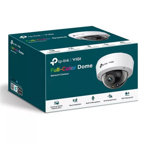TP-LINK IP Kamera kültéri/beltéri éjjellátó 4 Megapixel, 4mm Objektív, VIGI C240(4MM)