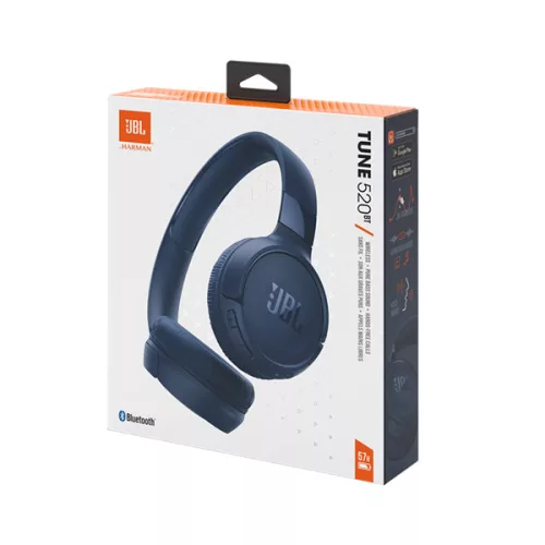 JBL Tune 520BT (vezeték nélküli fejhallgató), Kék