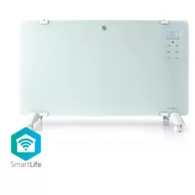   Nedis WIFIHTPL20FWT smart üvegpanel konvektor, 2000W, IP24, 2 fokozat, LED kijelző, állítható hőmérséklet