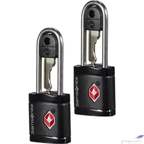 SAMSONITE 121294-1041 Global TA kulcsos bőröndlakat 2db - fekete
