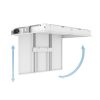 MULTIBRACKETS Motoros mennyezeti konzol, M Motorized Ceilingmount Inverted Extensional w/lid 65-86" (max.VESA:800x800mm)