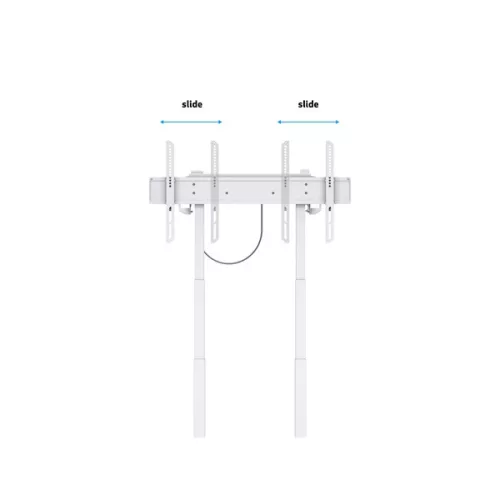 MULTIBRACKETS Gurulós motoros padlóállvány, M Motorized Floorstand 60kg White (37-90", max.VESA: 600x400 mm, 60kg)