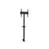 MULTIBRACKETS Motoros konzol, M Motorized Floormount/ Wallstand 60kg Black (32-60", max.VESA: 400x400 mm)