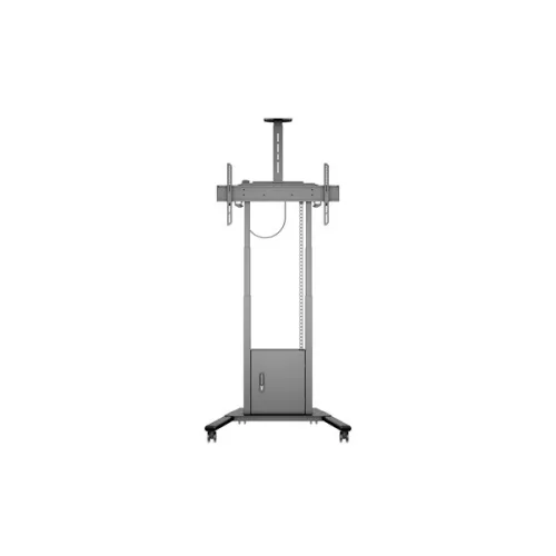 MULTIBRACKETS Gurulós motoros padlóállvány, M Motorized Floorstand incl cabinet & camerashelf 120kg Black (42-100")