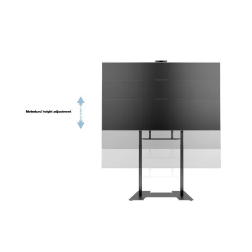MULTIBRACKETS Motoros padlóállvány, M Motorized Floorbase XL 150kg Black (42-100", max.VESA: 1000x600 mm)