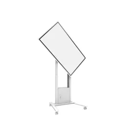   MULTIBRACKETS Gurulós motoros padlóállvány, M Motorized Floorstand Flip 2 incl cabinet & camerashelf 120kg White