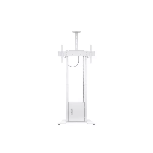 MULTIBRACKETS Motoros padlóállvány, M Motorized Floorbase Flip 2 incl cabinet 120kg White (42-100")