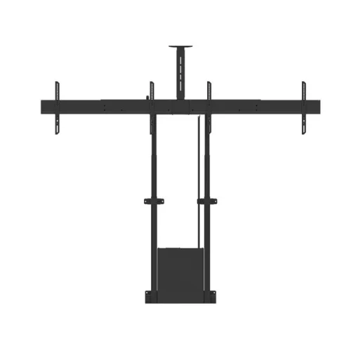 MULTIBRACKETS Motoros 2 karos padlóállvány, M Motorized Floormount/ Wallstand Dual Screen incl cabinet & cam-shelf 120kg