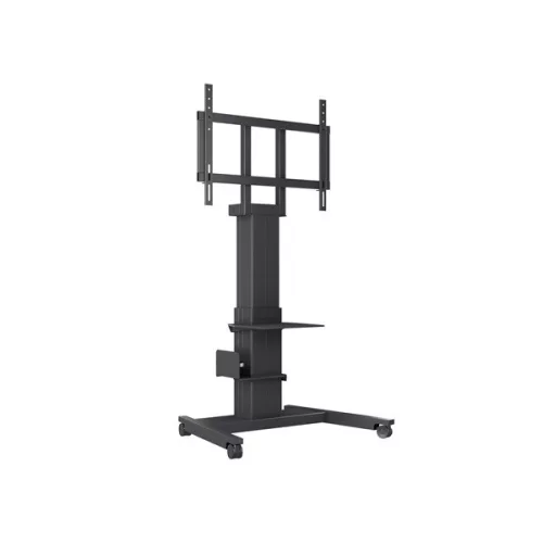MULTIBRACKETS Gurulós motoros padlóállvány, M Motorized Public Floorstand 160kg Black SD (42-110")