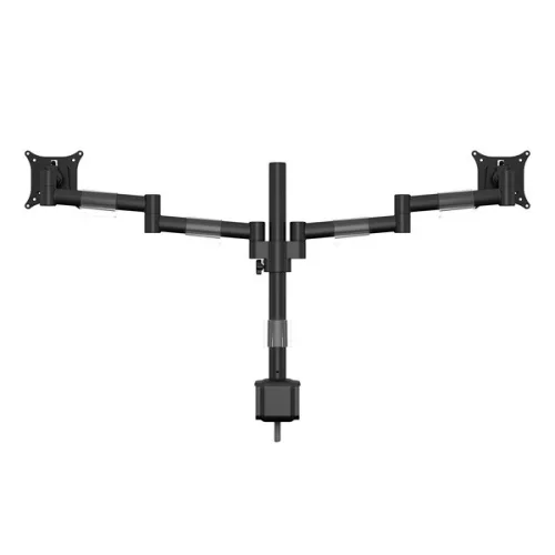 MULTIBRACKETS 2 karos asztali konzol, M VESA Deskmount Officeline Dual Black (15-30", max.VESA: 100x100 mm, 7 kg)