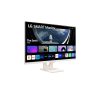 LG Smart IPS monitor 27" 27SR50F-W, 1920x1080, 16:9, 250cd/m2, 14ms, 2xHDMI/2xUSB/Bluetooth/AirPlay, hangszóró